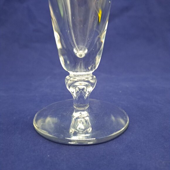 Anchor Hocking Cubist Pilsner Glass Clear Etched Design Collectible Drinkware - Picture 11 of 11